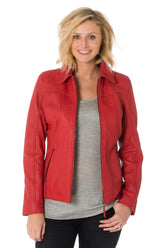 Women Genuine Leather Jacket WJ 37 SkinOutfit